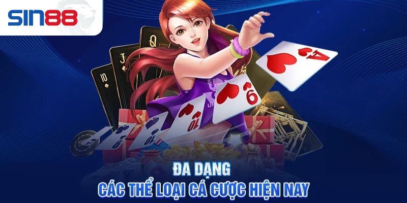 Sản phẩm giải trí SIN88 đa dạng